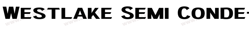 Westlake Semi Conde字体转换